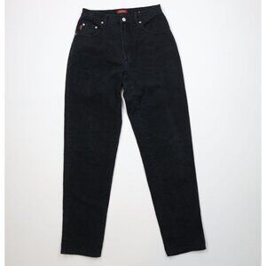 Vintage 90s Y2K Esprit Womens 9 Faded Babydoll Relaxed Tapered Leg Jeans Black